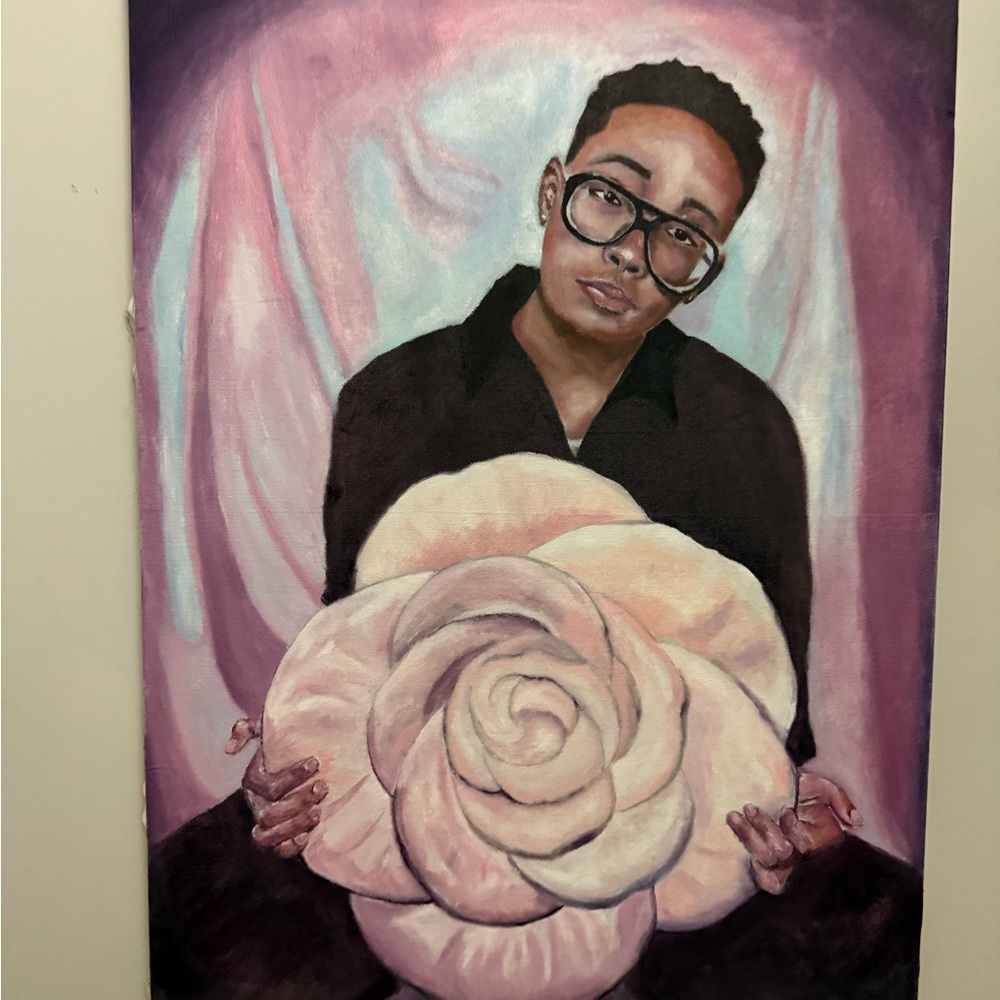 “Blossoming” Oil on Canvas, 24x32inches